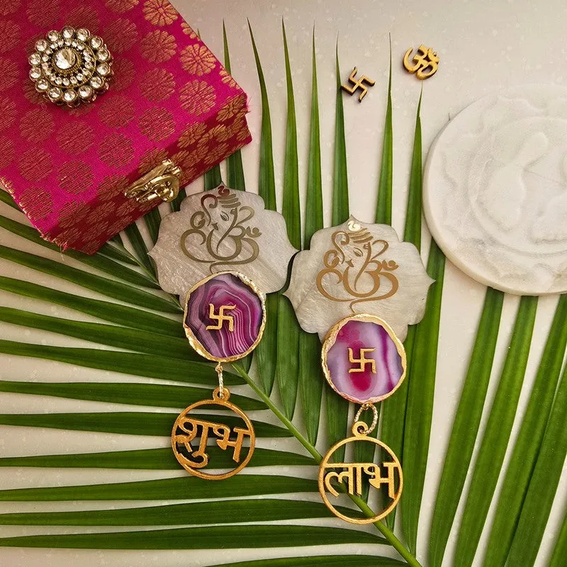 Svarna Swastik Latkan - Set Of Two media 1