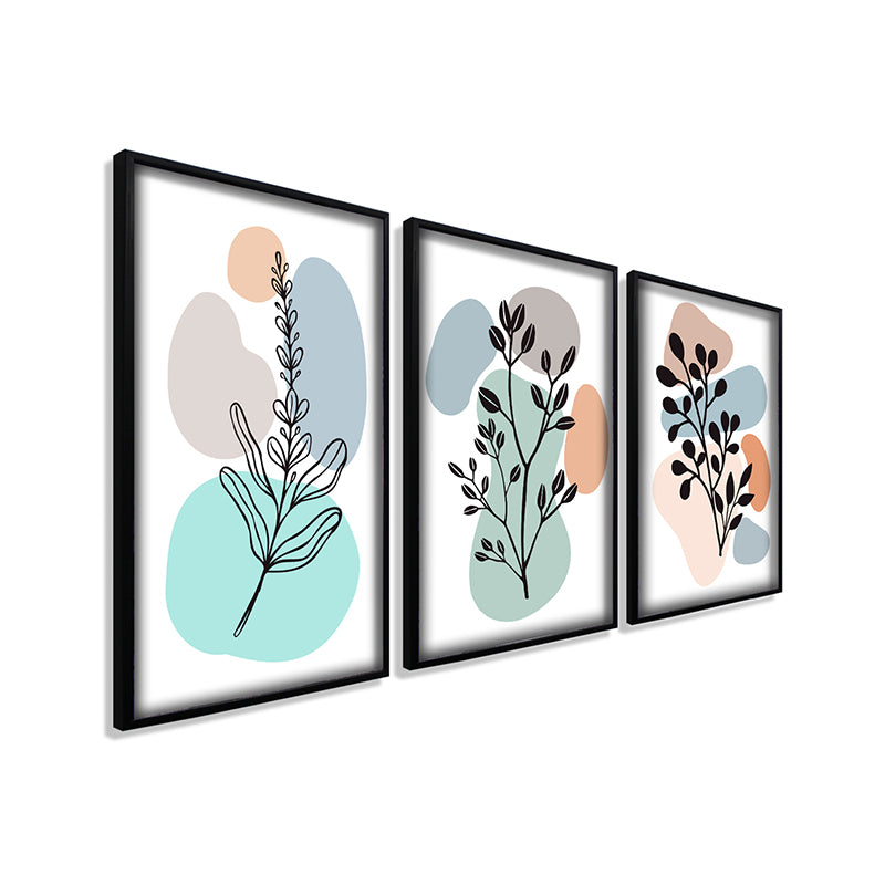 Geophytes In Color Wall Art With Frame - Set Of Three media 5
