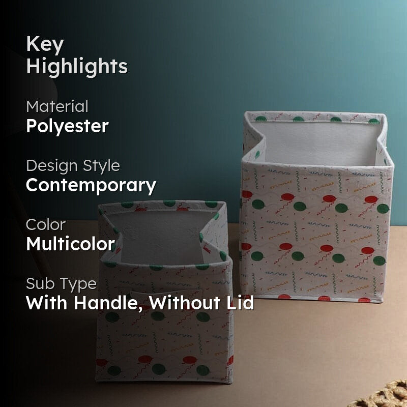 Tidy Trove Laundry Basket- Set Of Two media 2