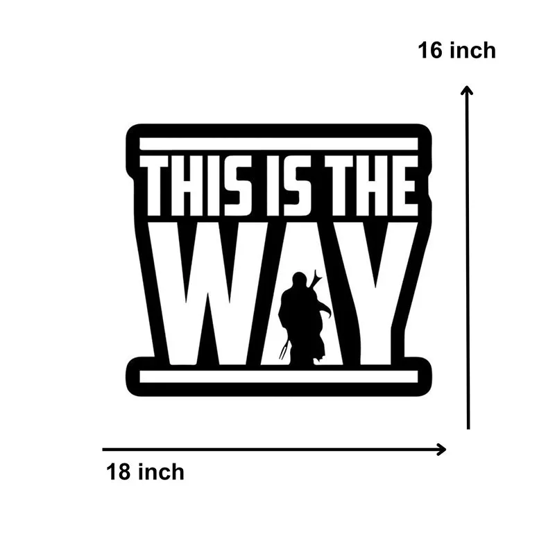 This IS The Way Iron Wall Accent media 4