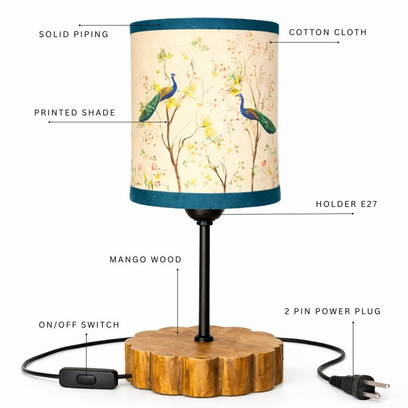 Langford Craft Cotton Table Lamp - White media 5