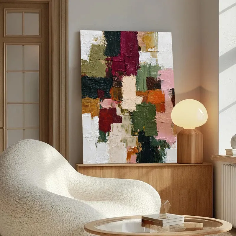 Intersecting Tones Abstract Canvas Wall Art media 4