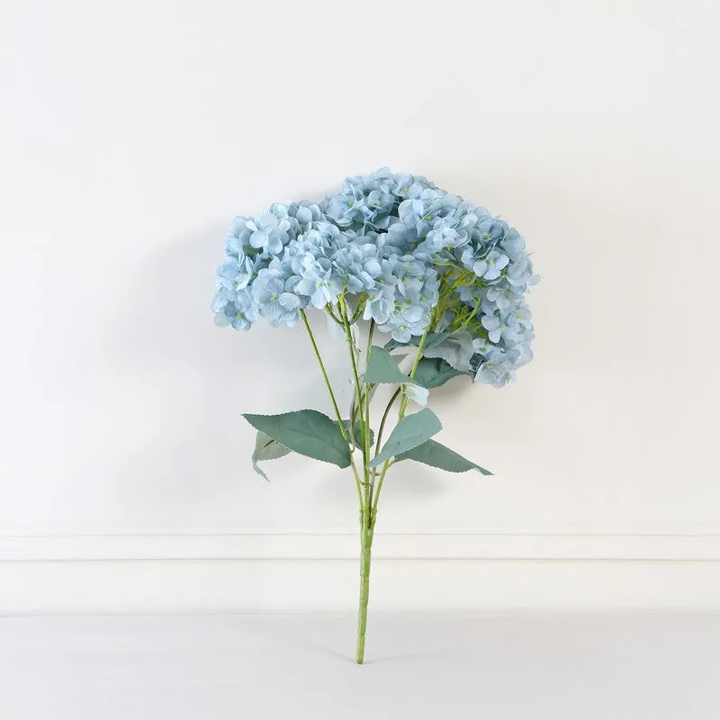 Blushira Hydrangea Artificial Flower - Blue media 4