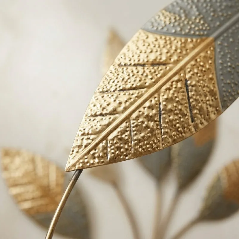 Florus Leaf Metal Wall Accent media 2