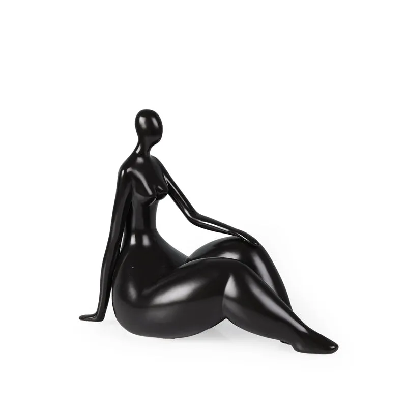 Grace & Poise Painted Resin Showpiece - Black media 5