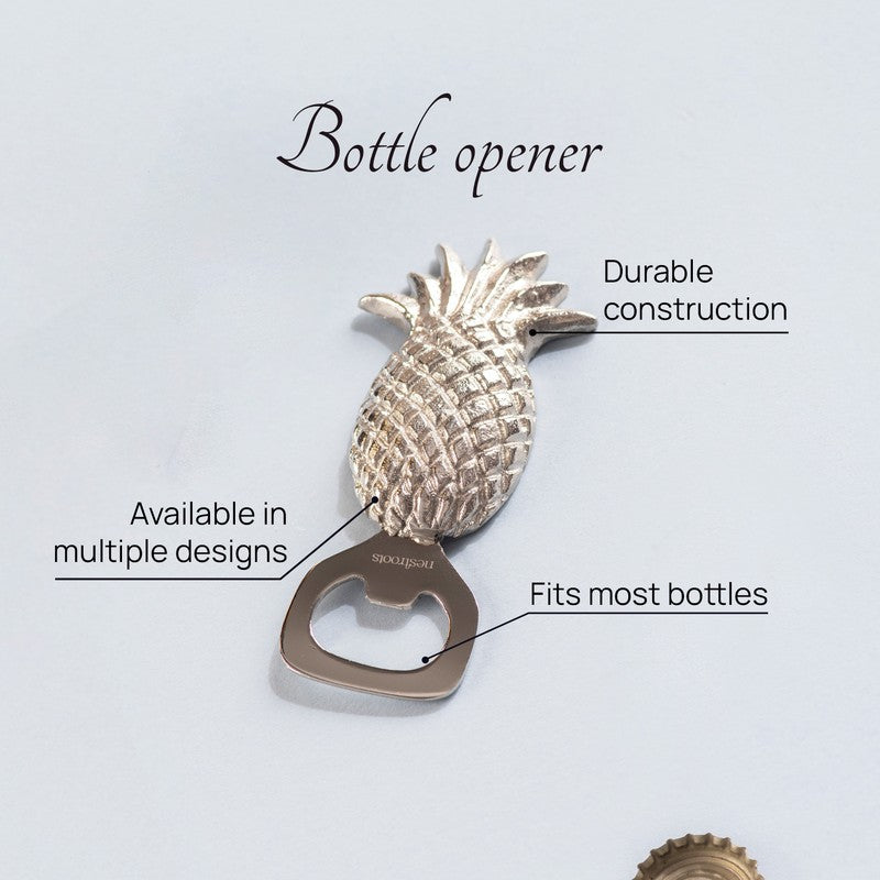 Tropical Twist Stainless Steel Bottle Opener - Silver media 3