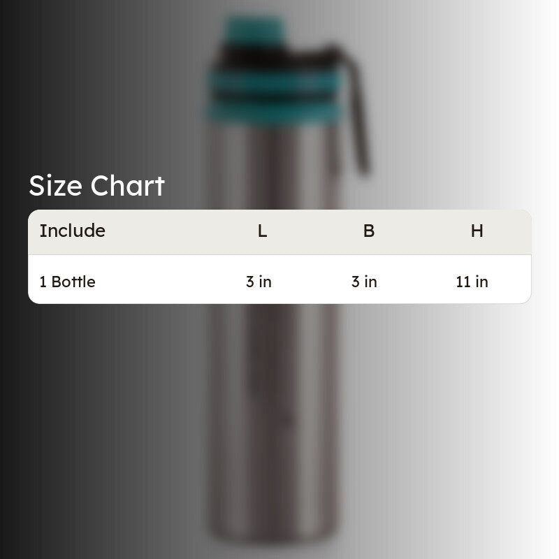 Solene Stainless Steel Water Bottle (Blue) - 900 mL media 7