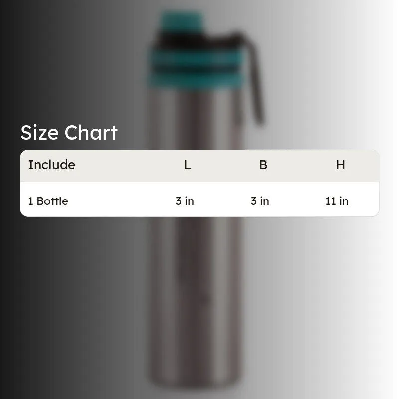 Solene Stainless Steel Water Bottle (Blue) - 900 mL media 7