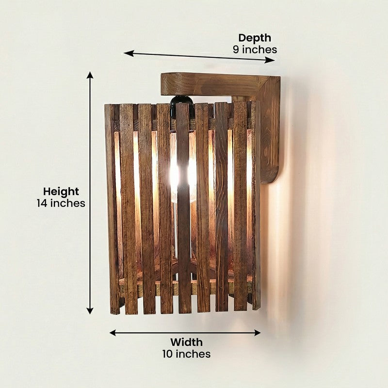 Natrix Wooden Wall Lamp media 9