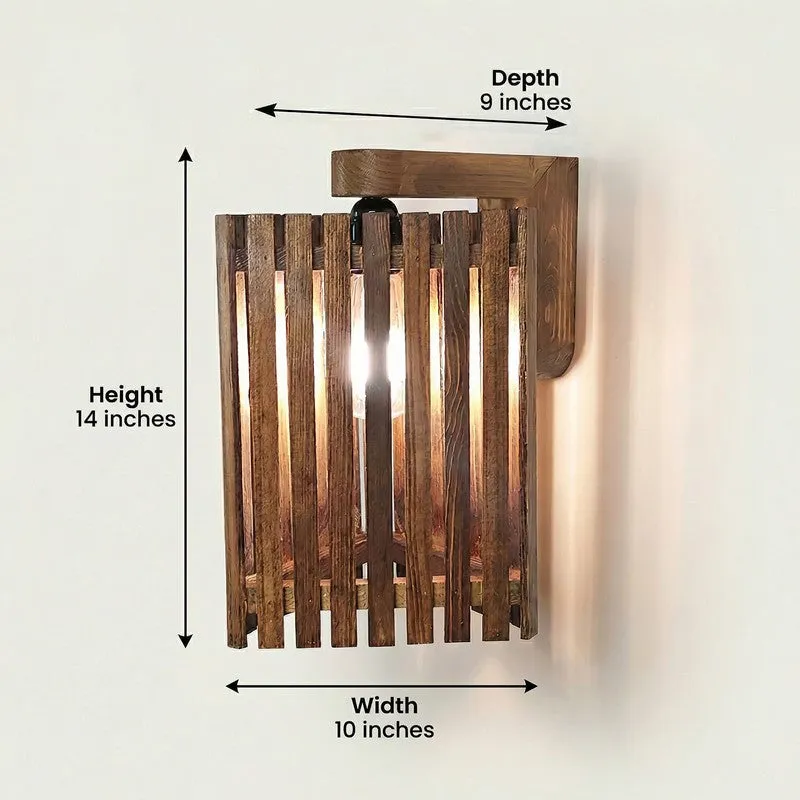 Natrix Wooden Wall Lamp media 9