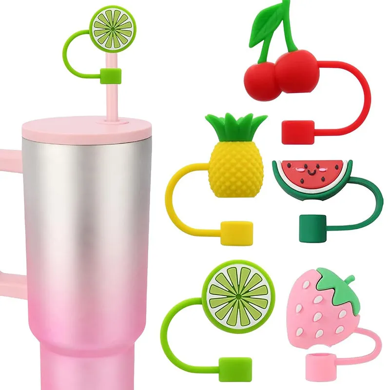 Fruit Cocktail Straw Cover - Set Of Five media 3