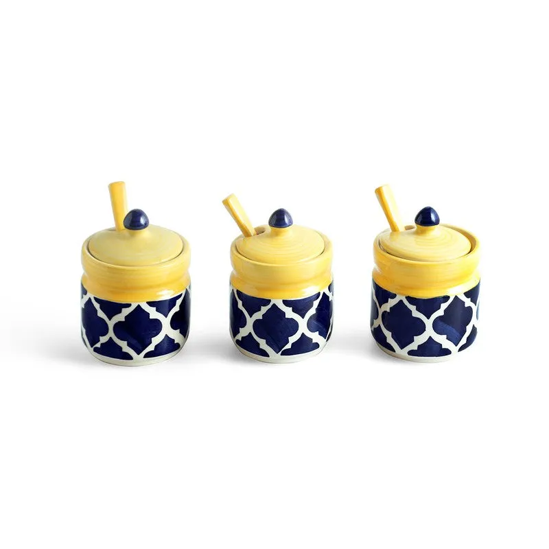 Oakspice Ceramic Jar Set - Six Piece Set media 3