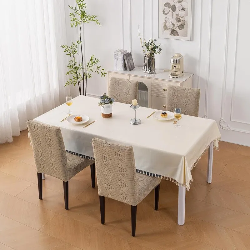 Nexo Fit Chair Cover (Beige) - Set Of Four media 1