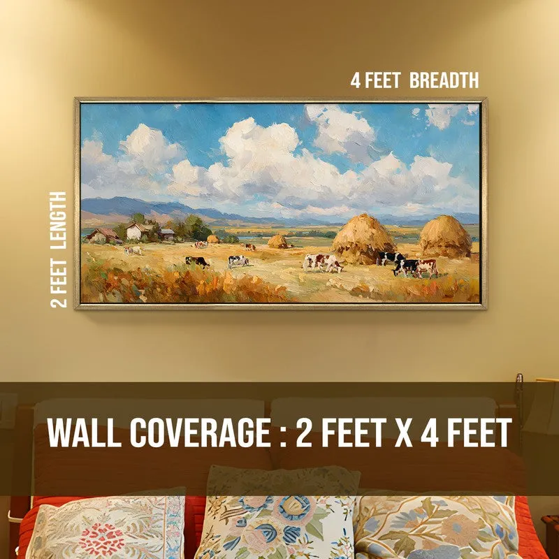 Haylight Canvas Wall Painting With Frame media 8