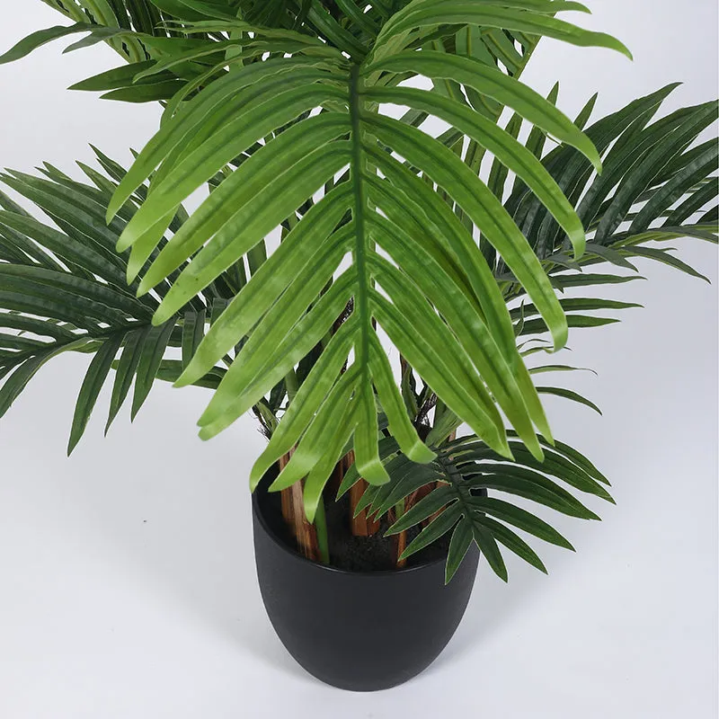 Everde Artificial Palm With Black Plastic Pot - 4 Feet media 4
