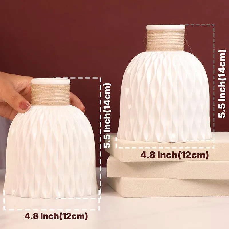 Nordic Weave Vase - Set Of Two media 6
