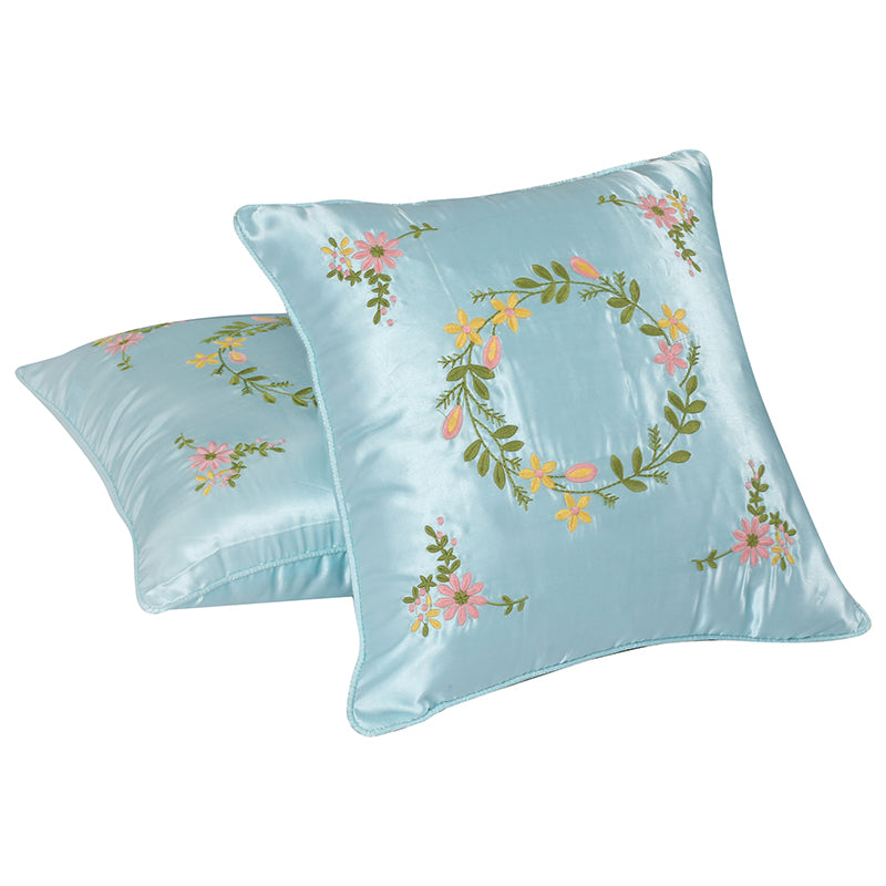 Spring Embroidered Cushion Cover - Set Of Two media 4