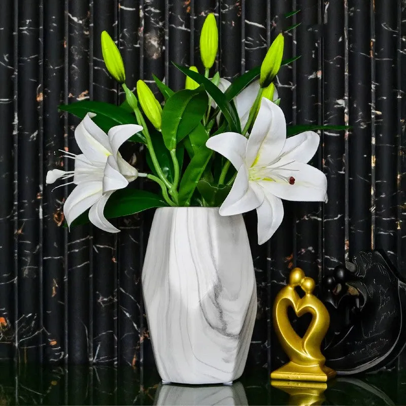 Marble Flow Contemporary Vase media 3