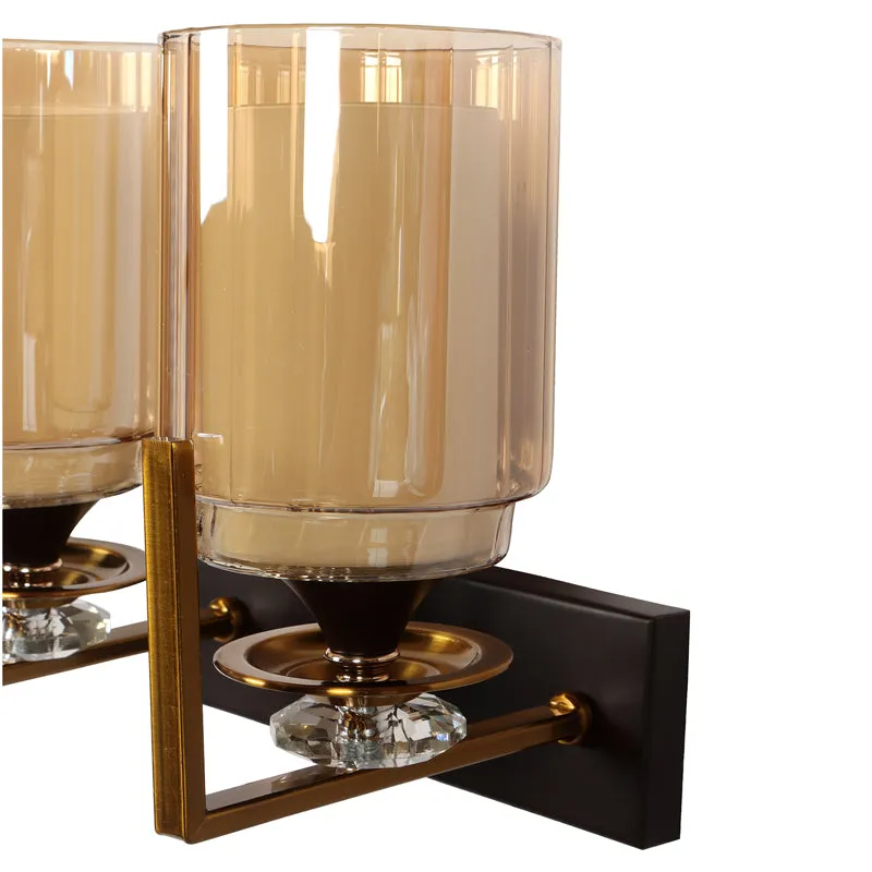 Ivora Iron Wall Lamp With Glass Shade media 8