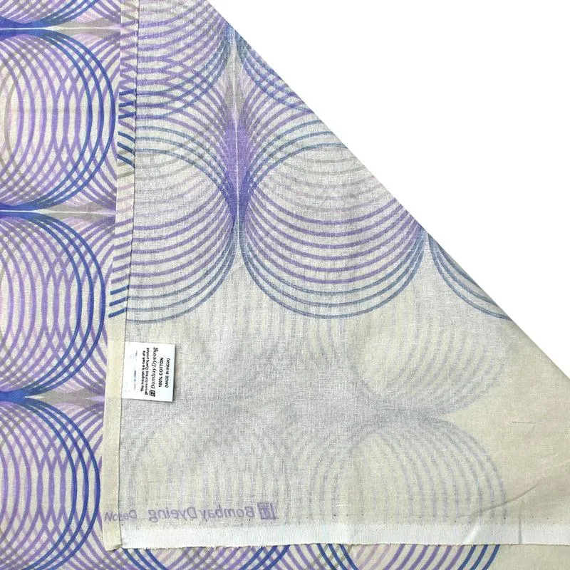 Warhi Floral Cotton Bedsheet (Purple) - 110 TC media 6