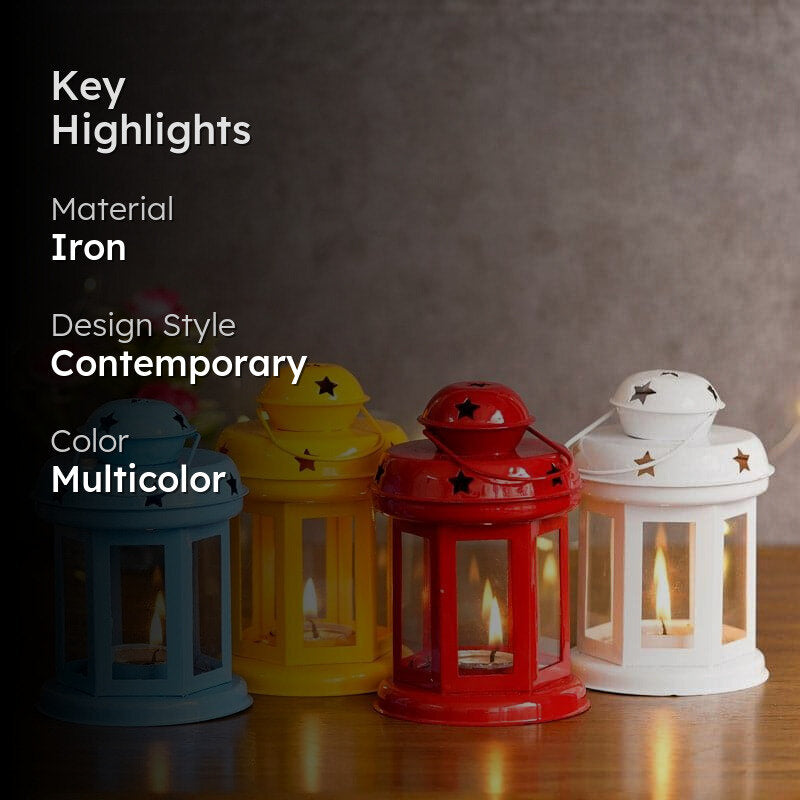 Lantern Lore Tealight Candle Holder - Set Of Four media 2
