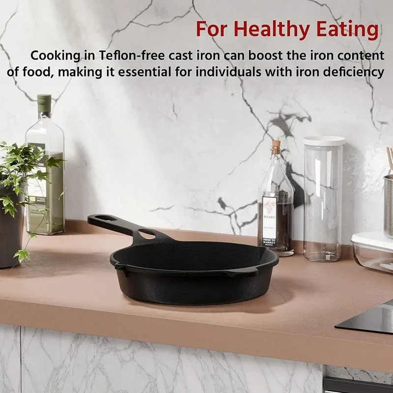 SizzleBloom Cast Iron Frying Pan - 1000 mL media 8