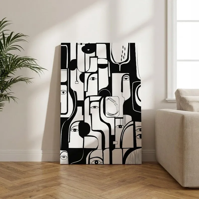 Monochrome Muse Canvas Wall Painting media 1