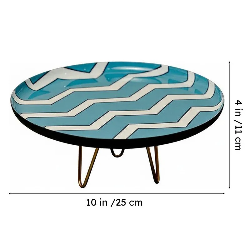 Tuqua Zig Zag Metal Cake Stand media 6
