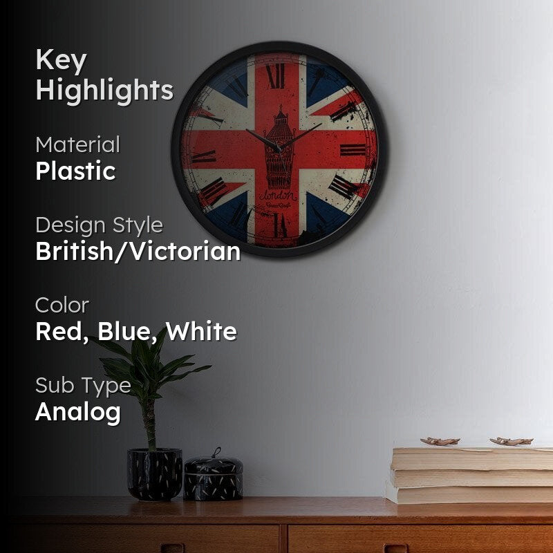 The UK Time Wall Clock media 2