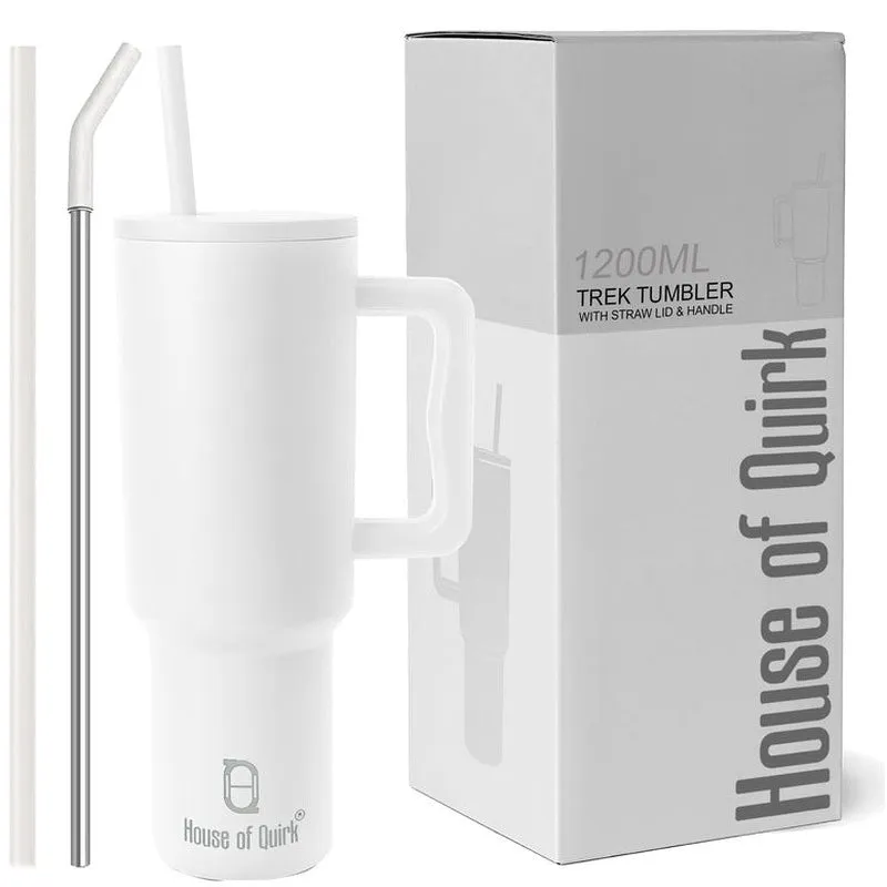 Hydra Boost Stainless Steel Tumbler (1200 ML) - White media 4
