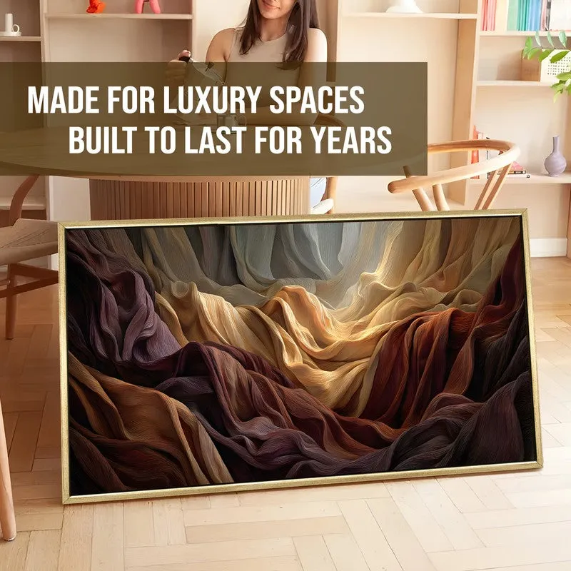 Golden Pulse Canvas Wall Art media 6