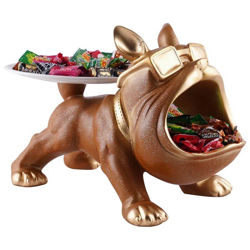The Posh Pup Painted Polyresin Show Piece - Brown media 4