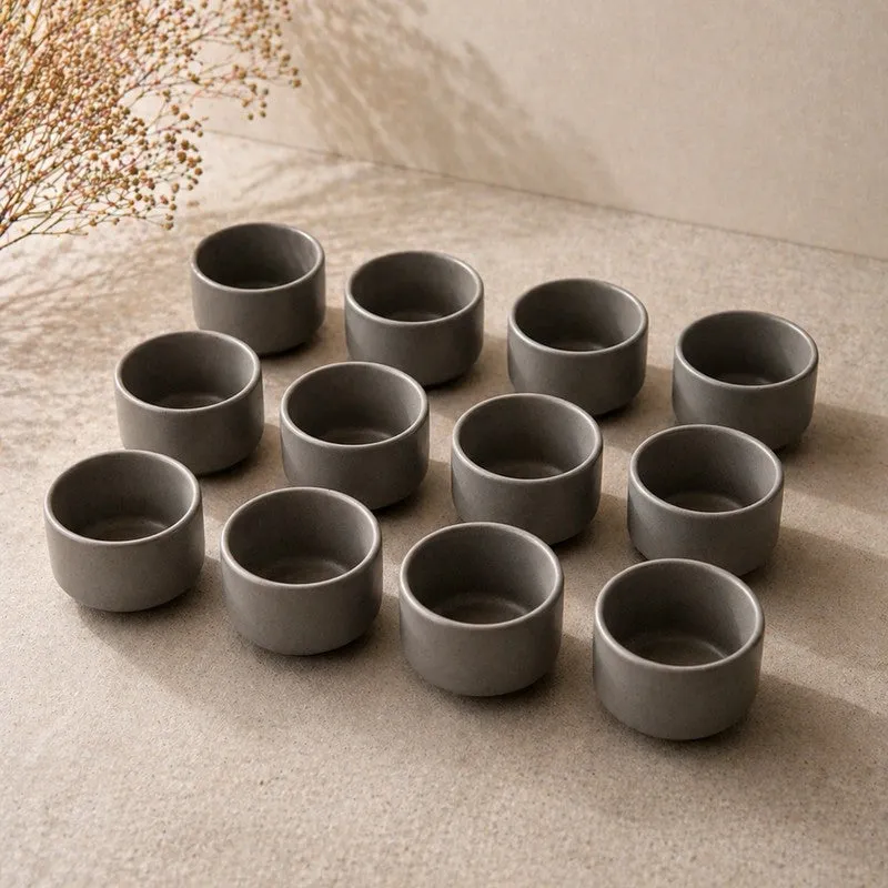 SauceServe Ceramic  Dip Bowl (50 mL Each) - Set of Twelve - 6