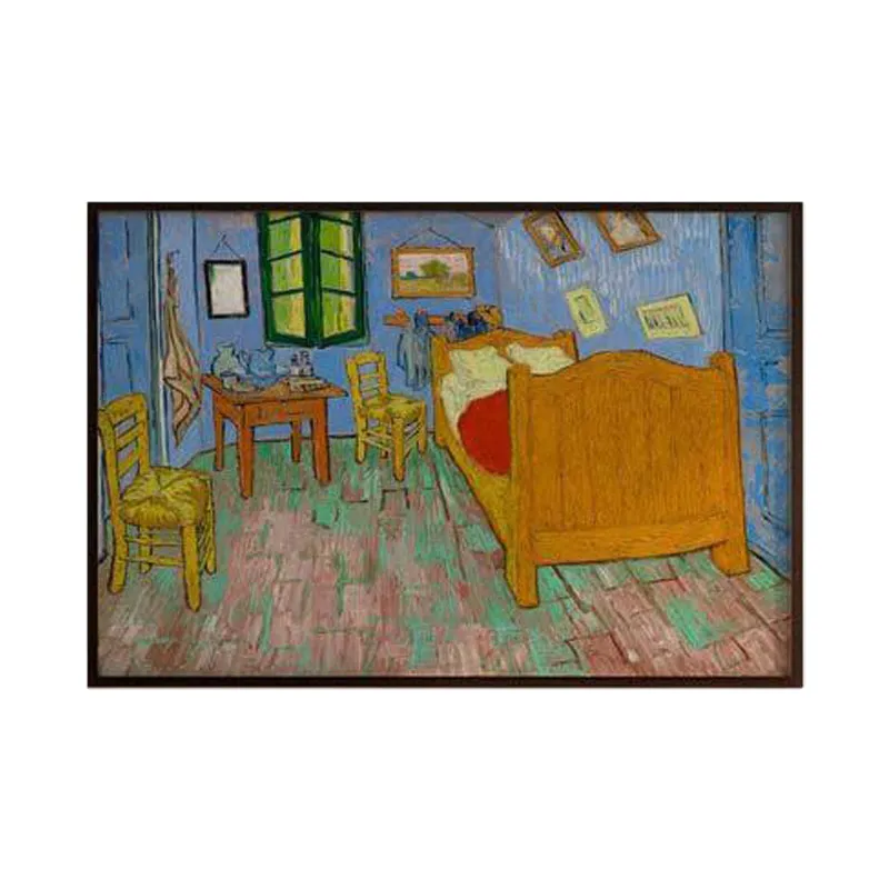 Bedroom In Arles By Vincent Van Gogh - Black Frame media 6