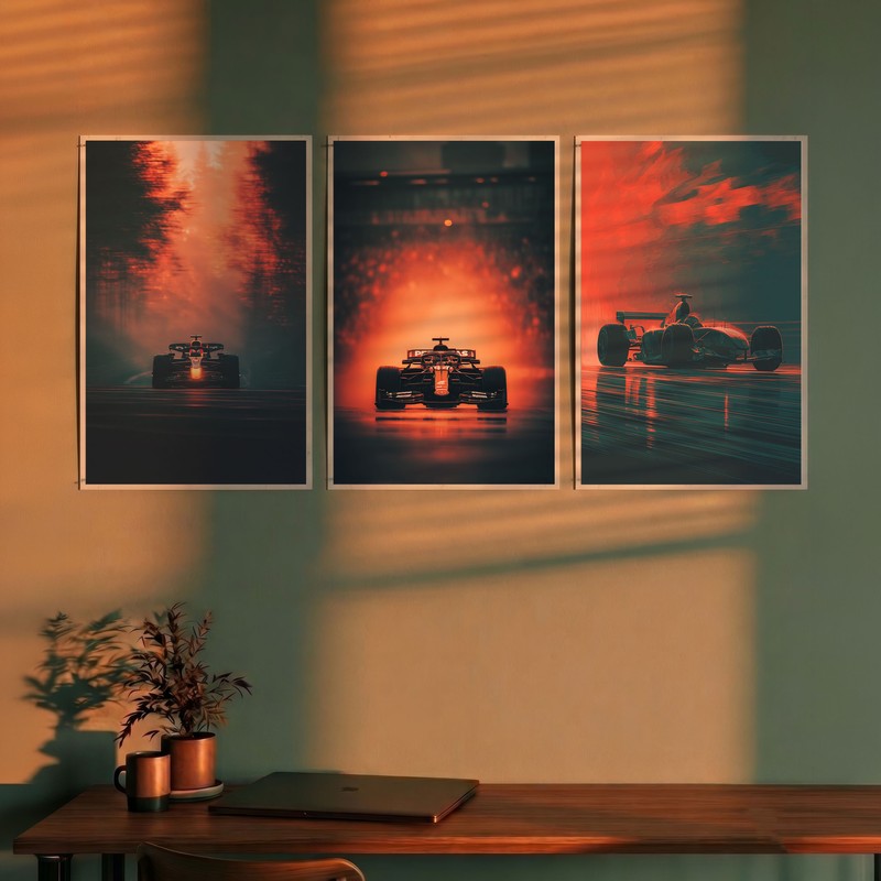 Nitro Dream Cars Polymer Wall Poster