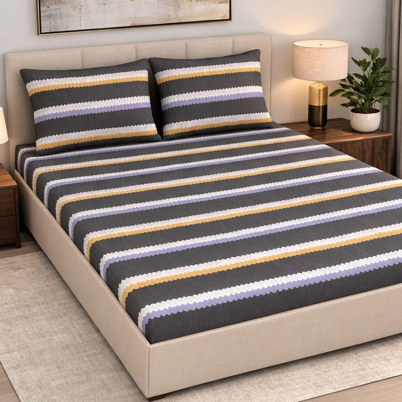 Soft Shapes Cotton Bedsheet - 300 TC