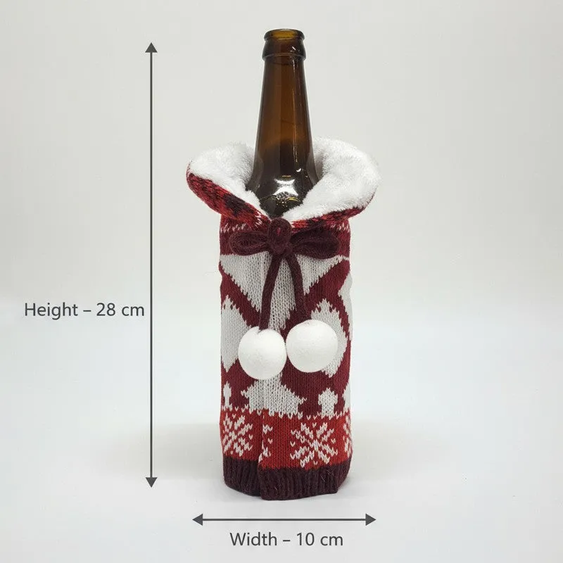 Jolly Sip Sparkle Bottle Christmas Ornament - Set Of Two media 5