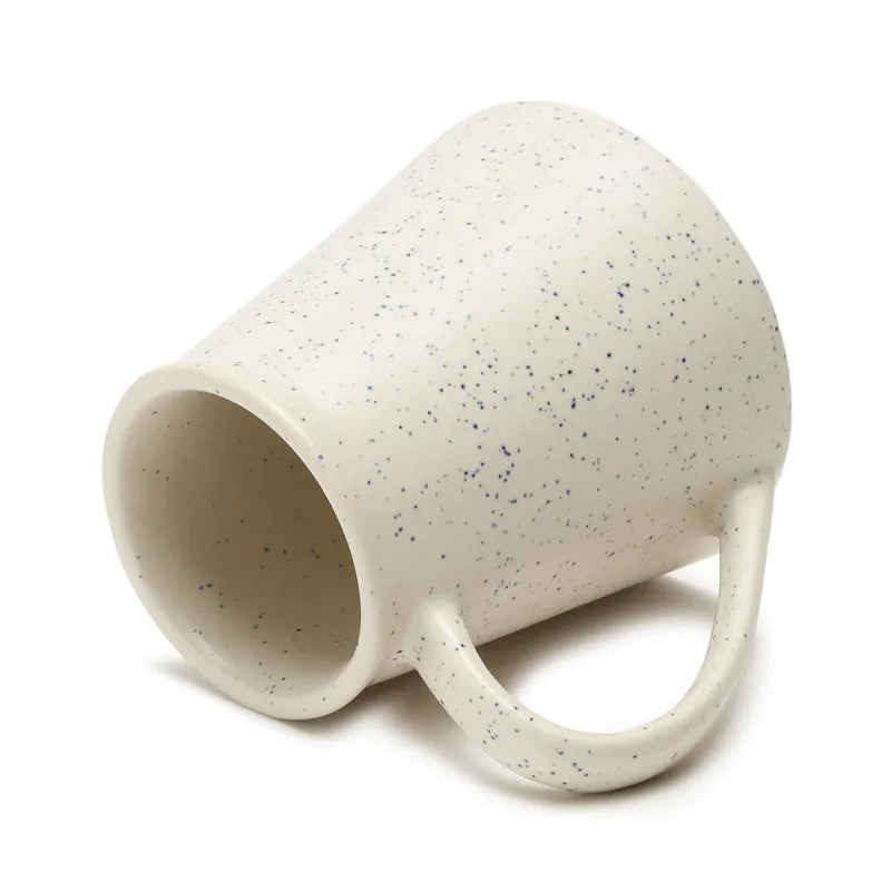 Mocha Ceramic Coffee Mug (300 mL Each,White) - Set Of Two media 4