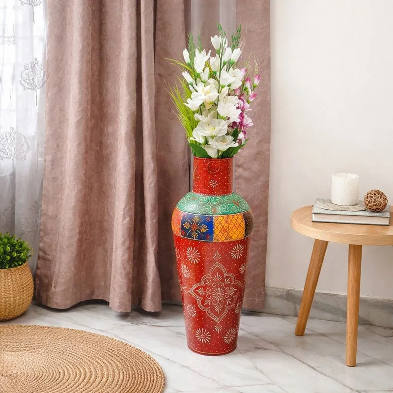 Haveli Heritage Iron Vase media 1