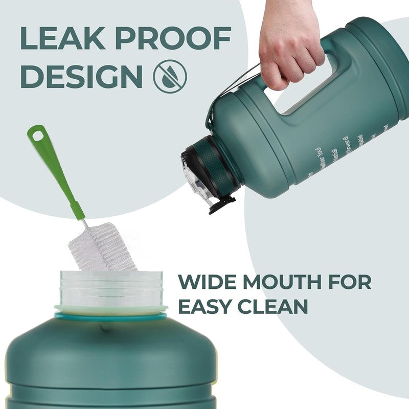 Solara Plaino Plastic Water Bottle (2200 mL) - Green media 6