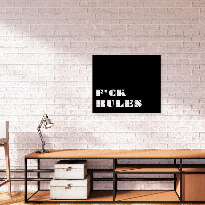 No Rules Iron Wall Accent