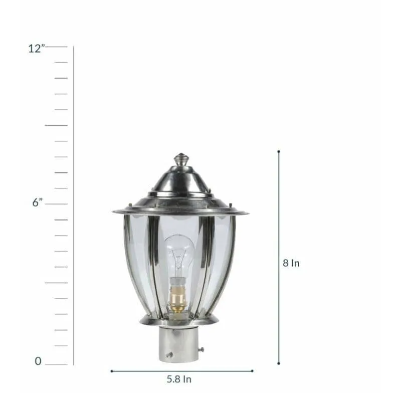 Doda Gate Lamp - Chrome media 4
