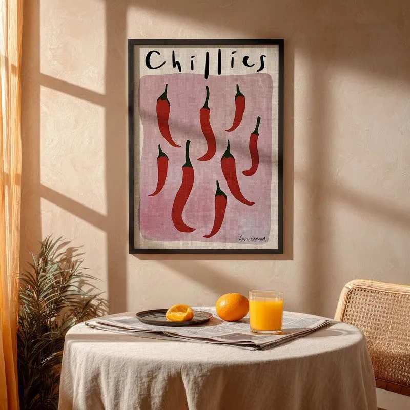 Bold Botanica Archival Canvas Wall Art - Black media 4