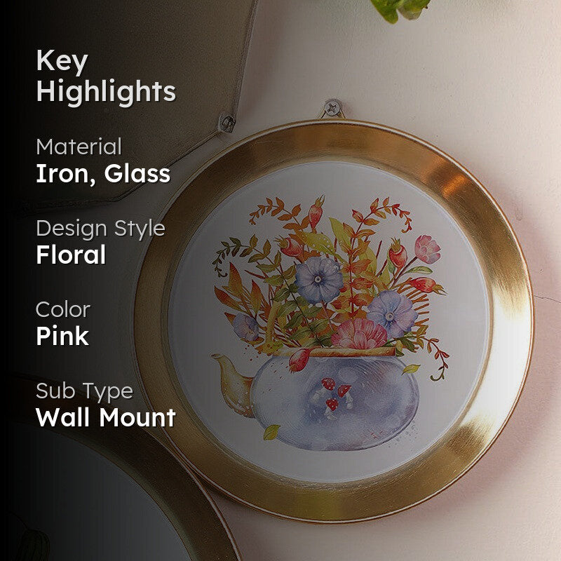 Blush Reverie Enamel Wall Plate media 2