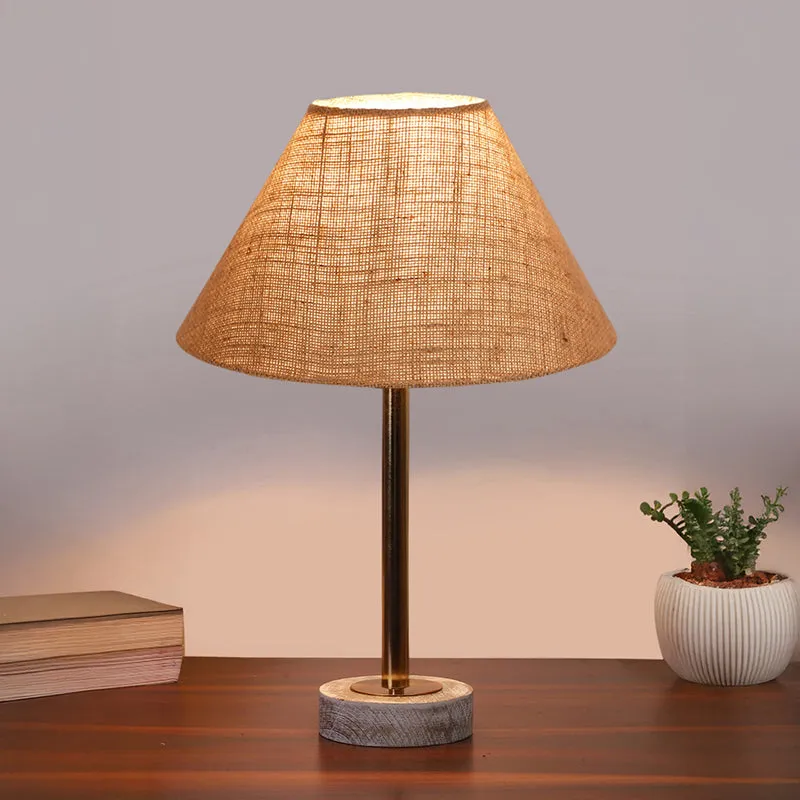 Sienna II Rodin Wooden Table Lamp - Beige,Gold,White media 2