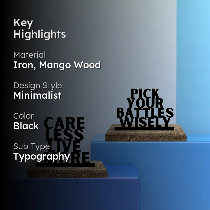 Pick Your Battles Showpiece - Set Of Two media 2
