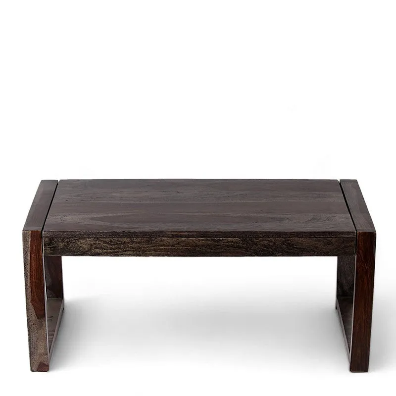 Zexon Sheesham Wooden Center Table - Dark Brown media 7