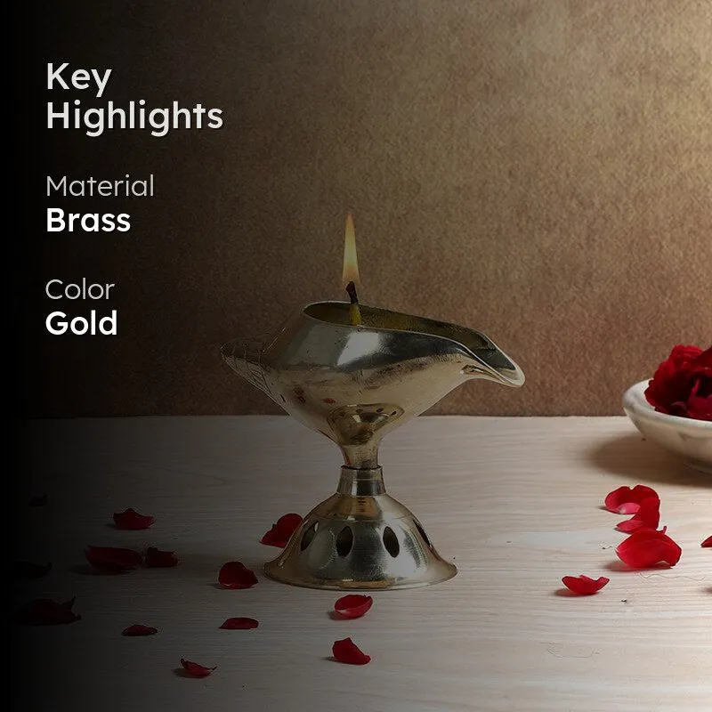 Eternal Jyoti Brass Diya media 2