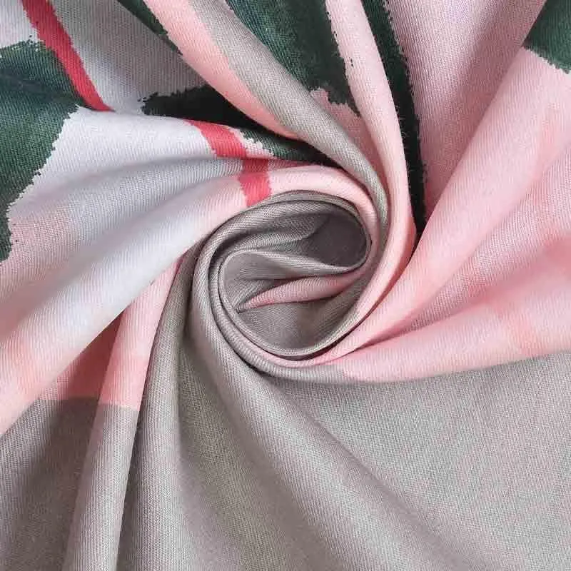 Painterly Leaves Cotton Bedsheet - 210 TC media 4