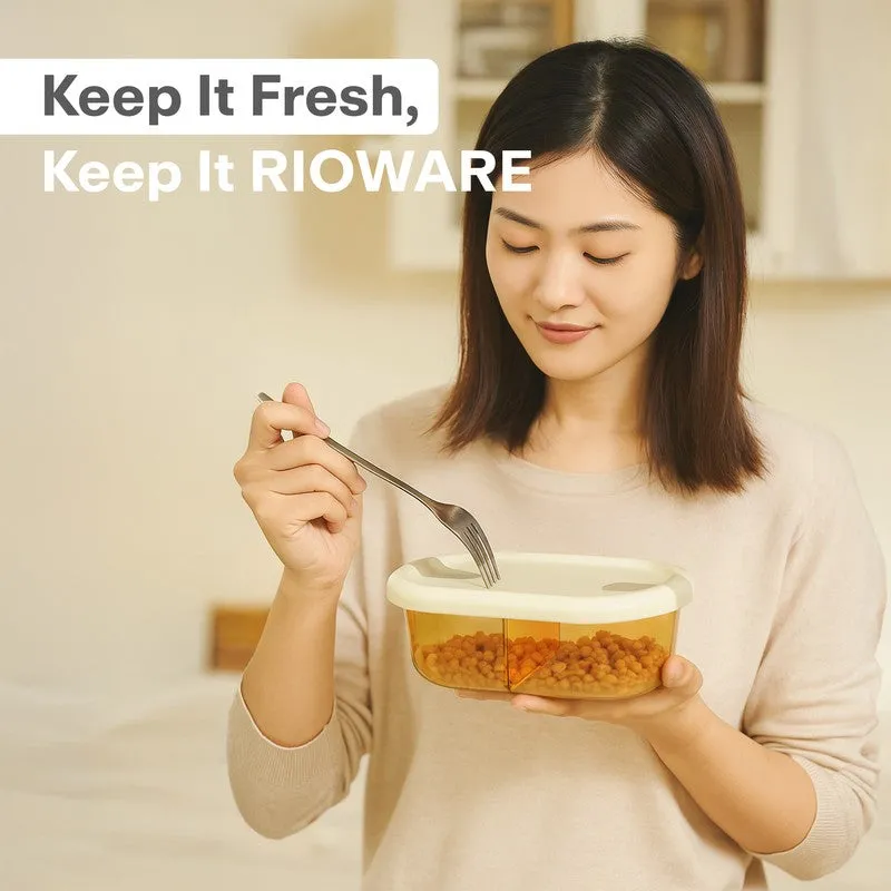 Rioware FreshNest Compact Tiffin Box (750 ML) - White media 8